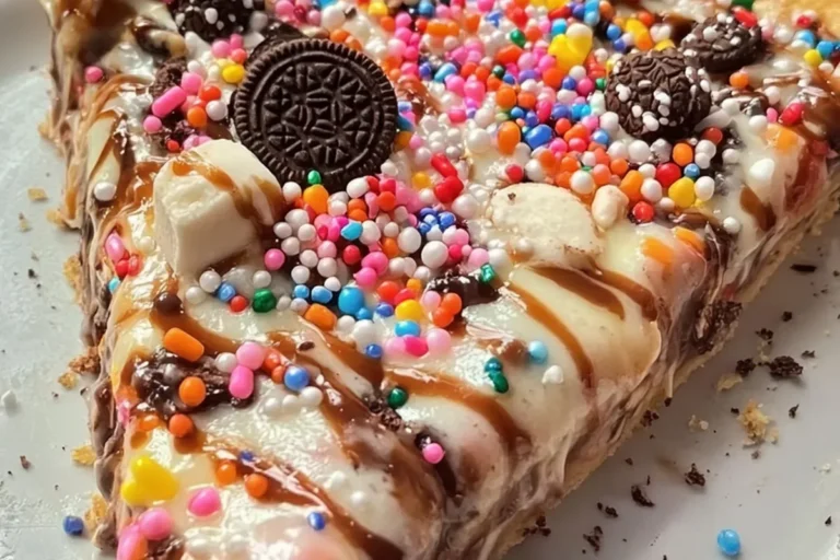 RAINBOW CANDY COOKIE PIZZA
