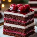 RASPBERRY CHOCOLATE LAYER CAKE
