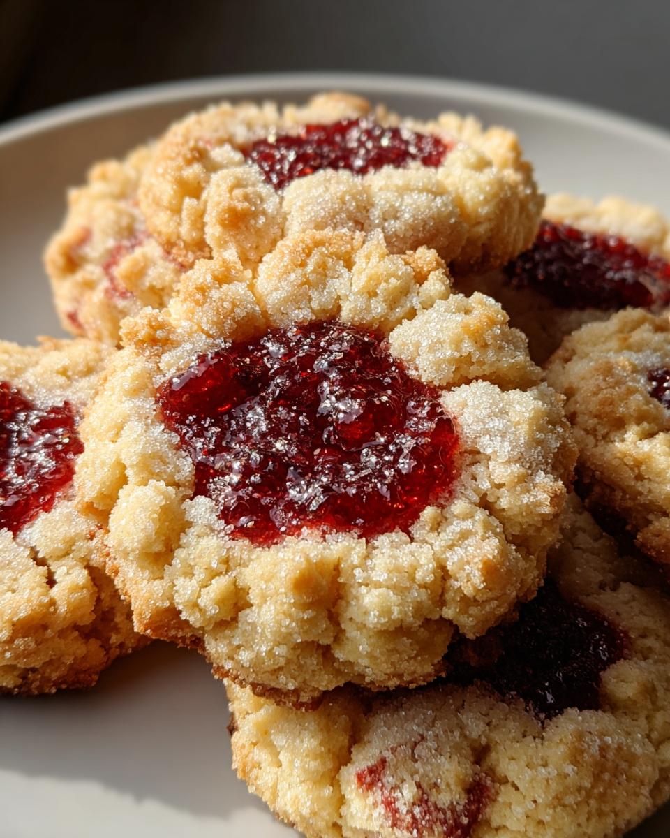 Raspberry Crumble Cookies - detail 2