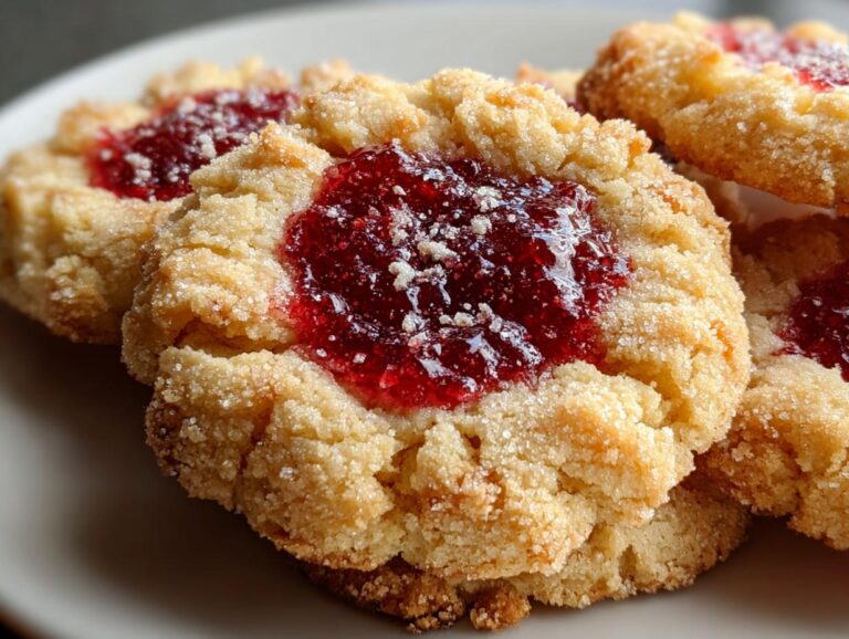 Raspberry Crumble Cookies