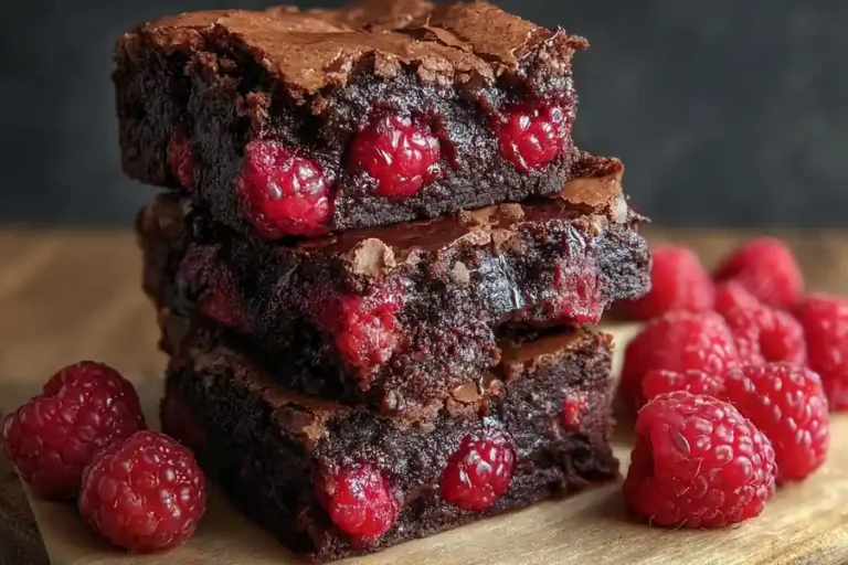 Raspberry Fudge Brownies