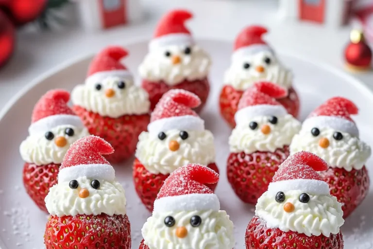 STRAWBERRY SANTA CLAUS TREATS