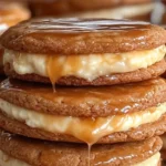 Salted Caramel Cookie Cream Sandwiches