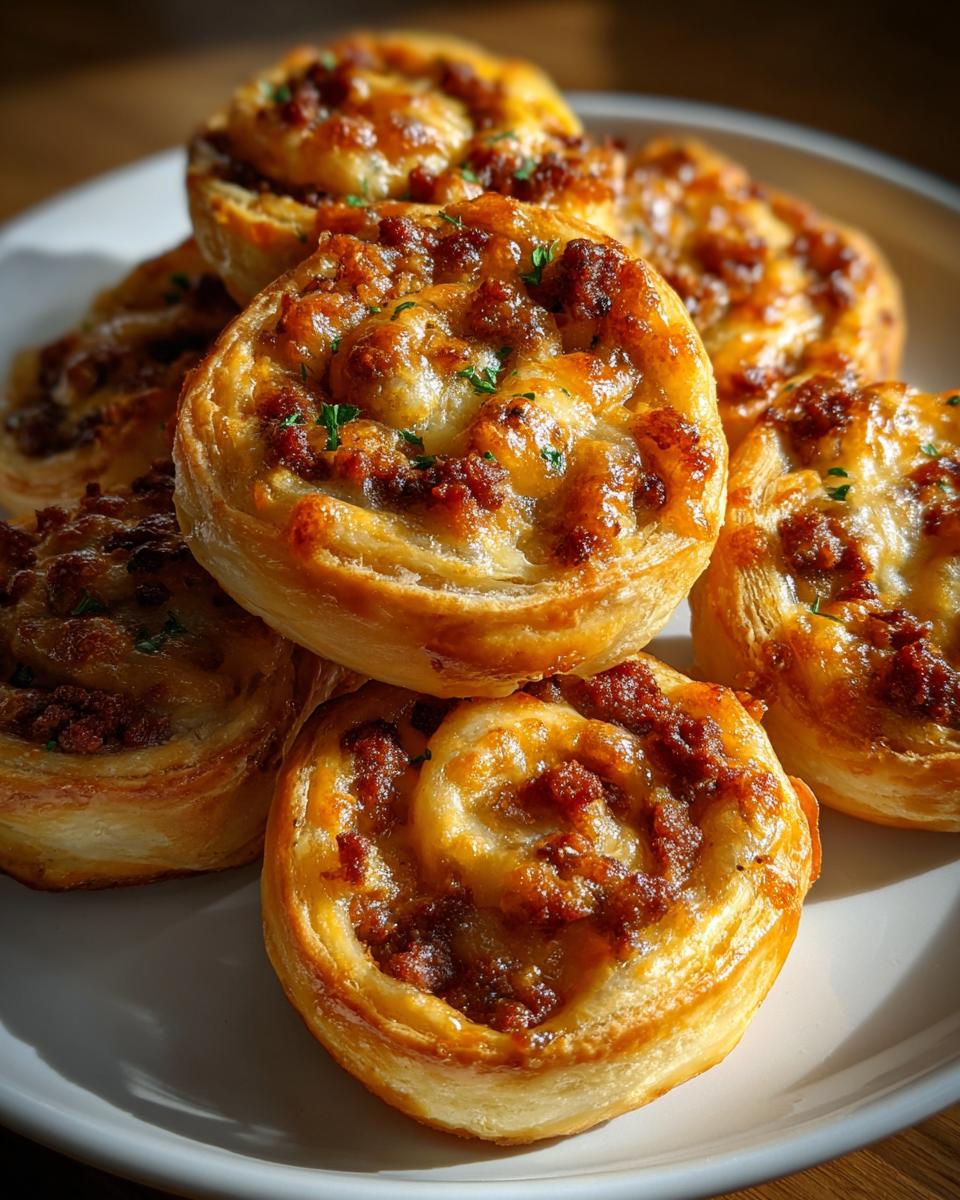 Irresistible Sausage Cheese Pinwheels Recipe in Just 30 Minutes 6 Sausage Cheese Pinwheels - detail 2