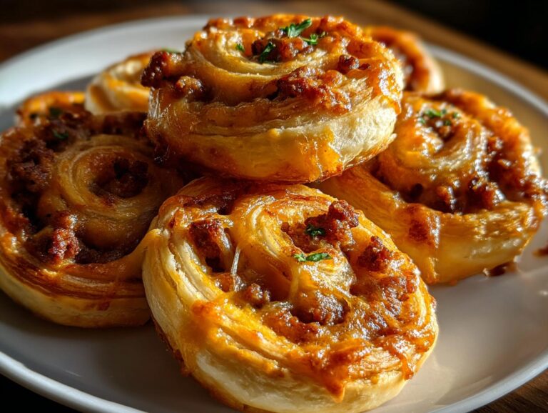 Sausage Cheese Pinwheels