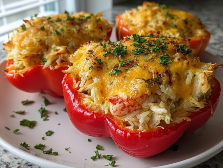 Seafood Stuffed Peppers