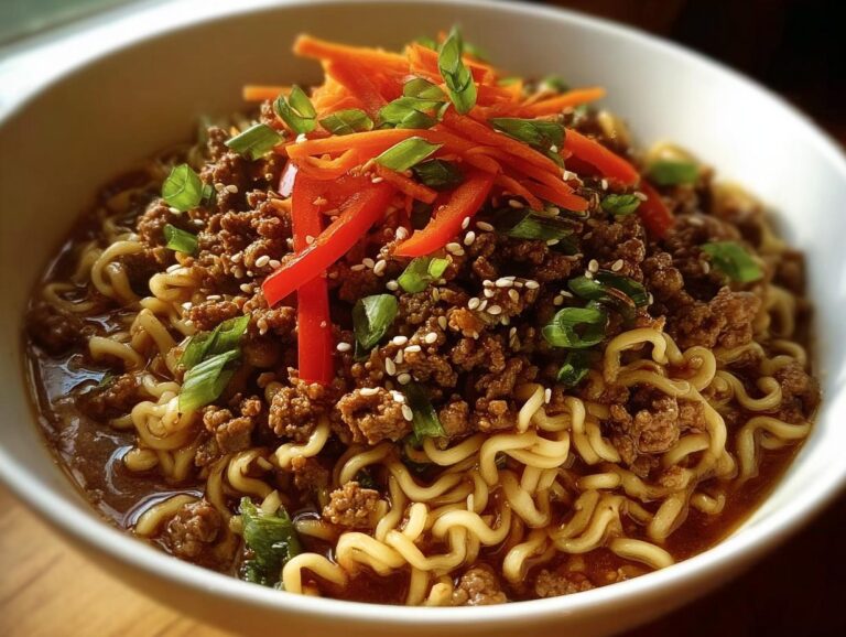 Slow Cooker Beef Ramen