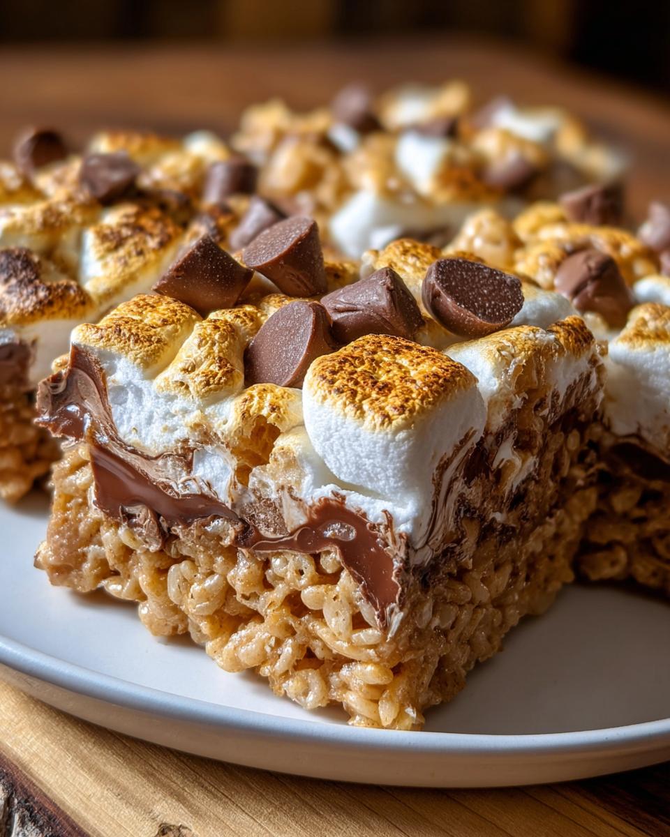 S’mores Rice Krispie Treats - detail 2