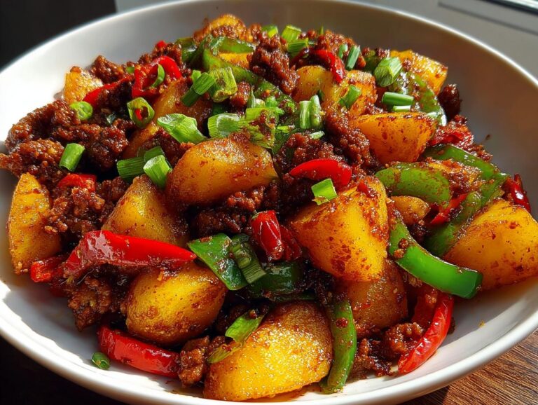 Spicy Minced Meat Stir-Fry