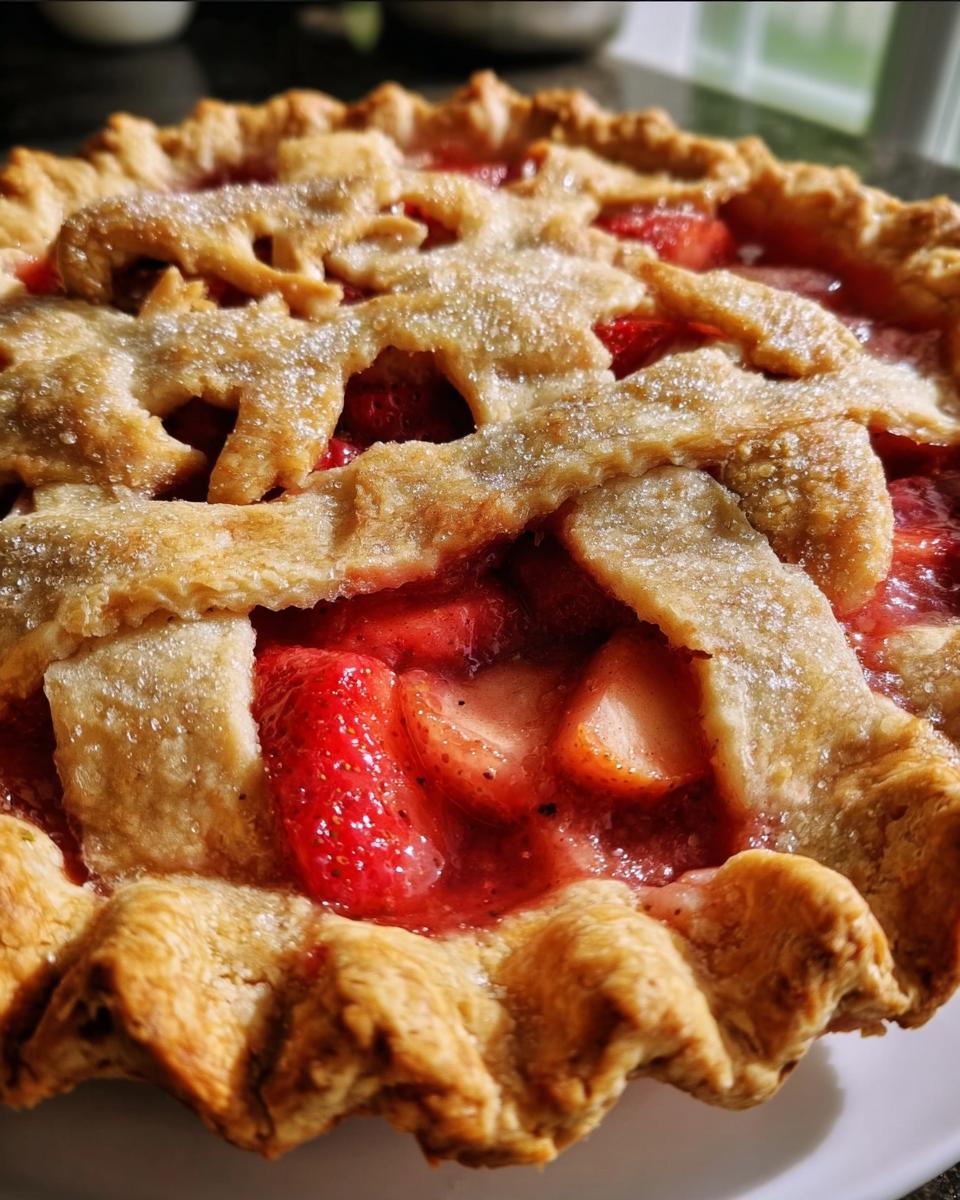 Strawberry Apple Pie - detail 1