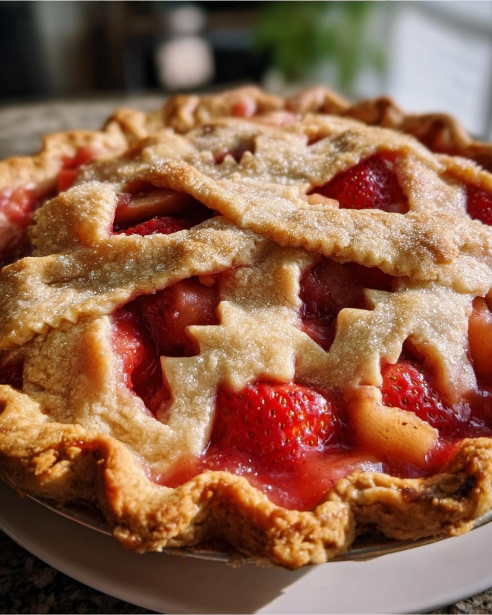 Strawberry Apple Pie - detail 2
