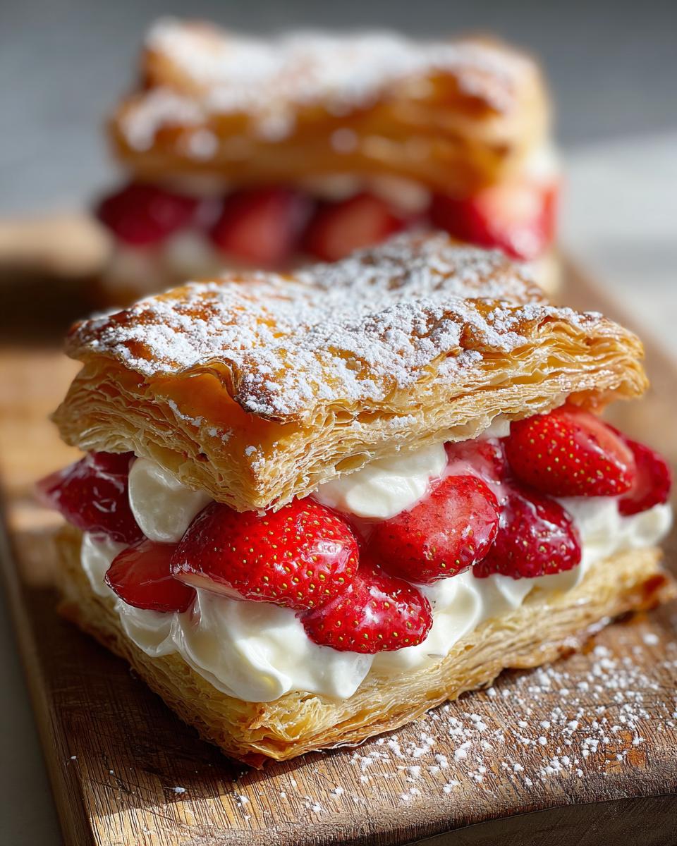 Irresistible Strawberry Puff Pastry Dessert in 30 Minutes 6 Strawberry Puff Pastry Dessert - detail 2