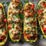 Stuffed Zucchini Boats
