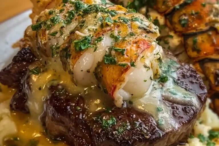 Surf & Turf Steak with Lobster Tail