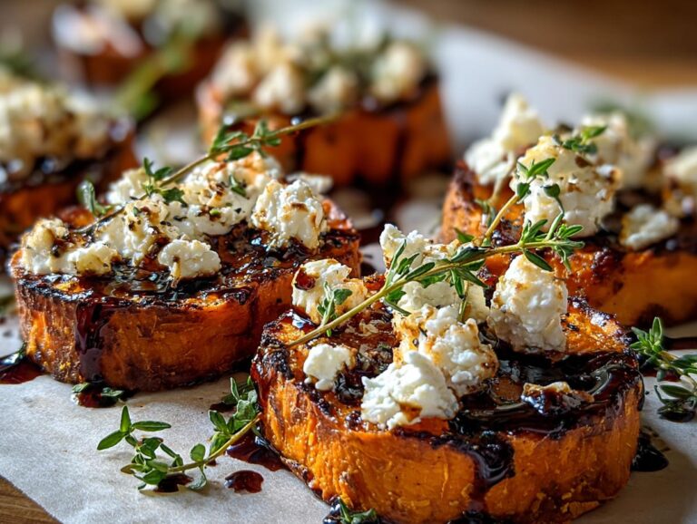 Sweet Potato Goat Cheese Appetizer