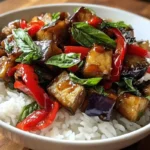Thai Basil Eggplant Stir Fry