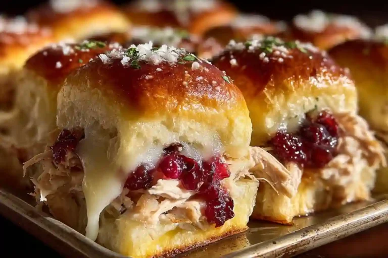 Turkey Cranberry Sliders