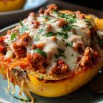 Turkey Spaghetti Squash Bake