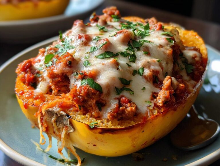 Turkey Spaghetti Squash Bake