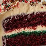 Velvet Cake Christmas Layers