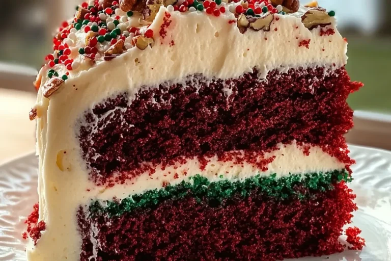 Velvet Cake Christmas Layers