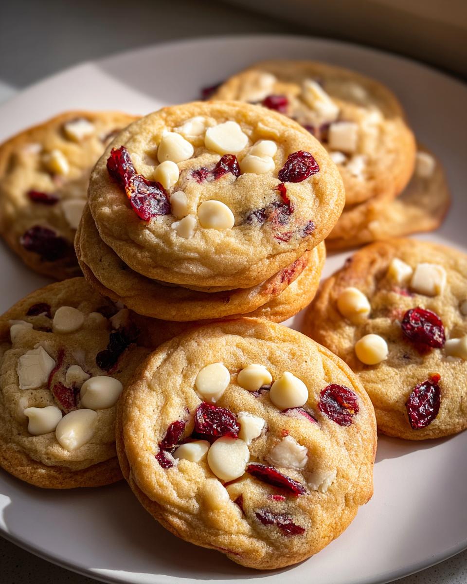 White Chocolate Cranberry Cookies - detail 1