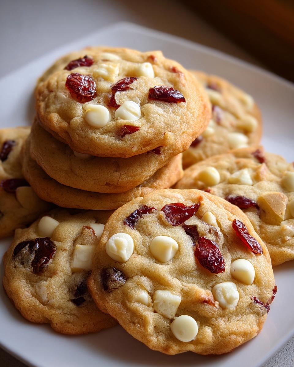 White Chocolate Cranberry Cookies - detail 2