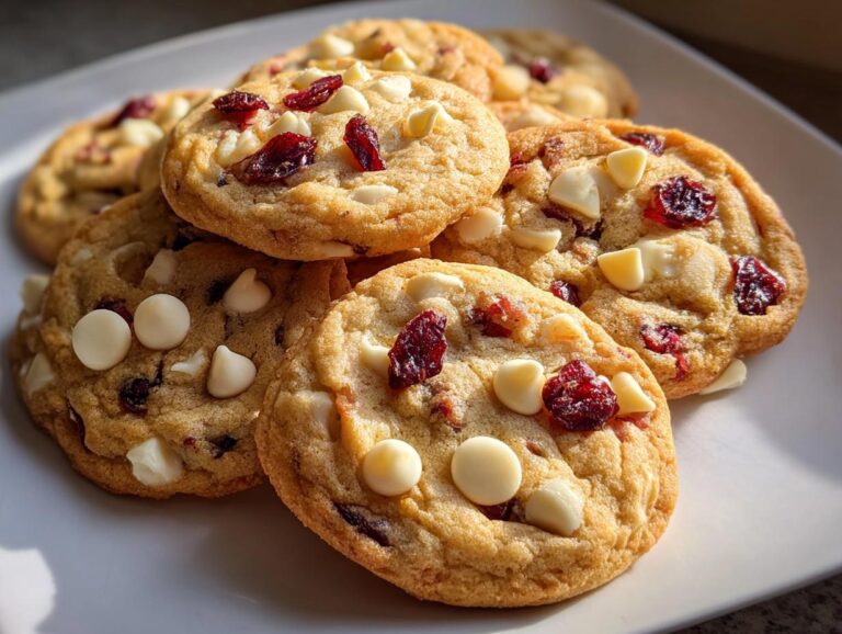 White Chocolate Cranberry Cookies