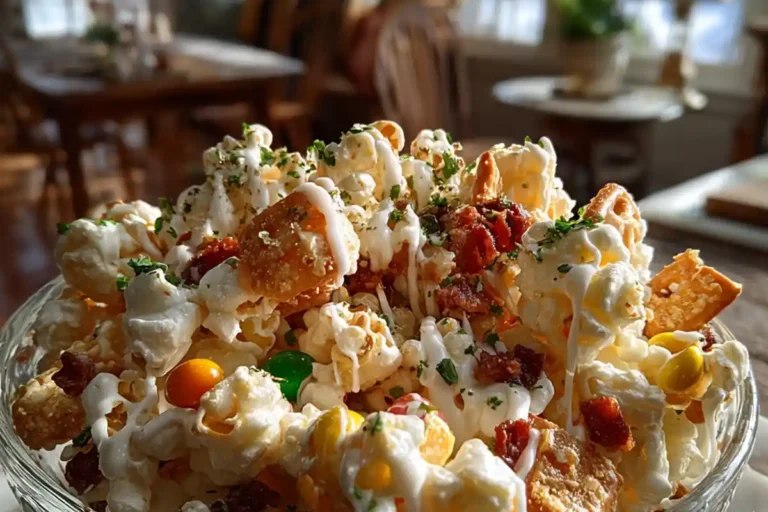 White Chocolate Party Popcorn Snack is Irresistibly Fun! 2 White Chocolate Party Popcorn Snack