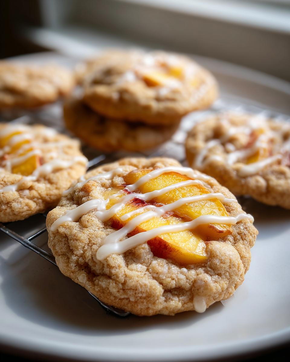 White Chocolate Peach Cookies - detail 2