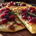 Brie Cranberry Flatbread