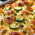 CHEESY CHICKEN ZUCCHINI BAKE