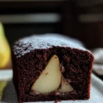 CHOCOLATE PEAR LOAF CAKE