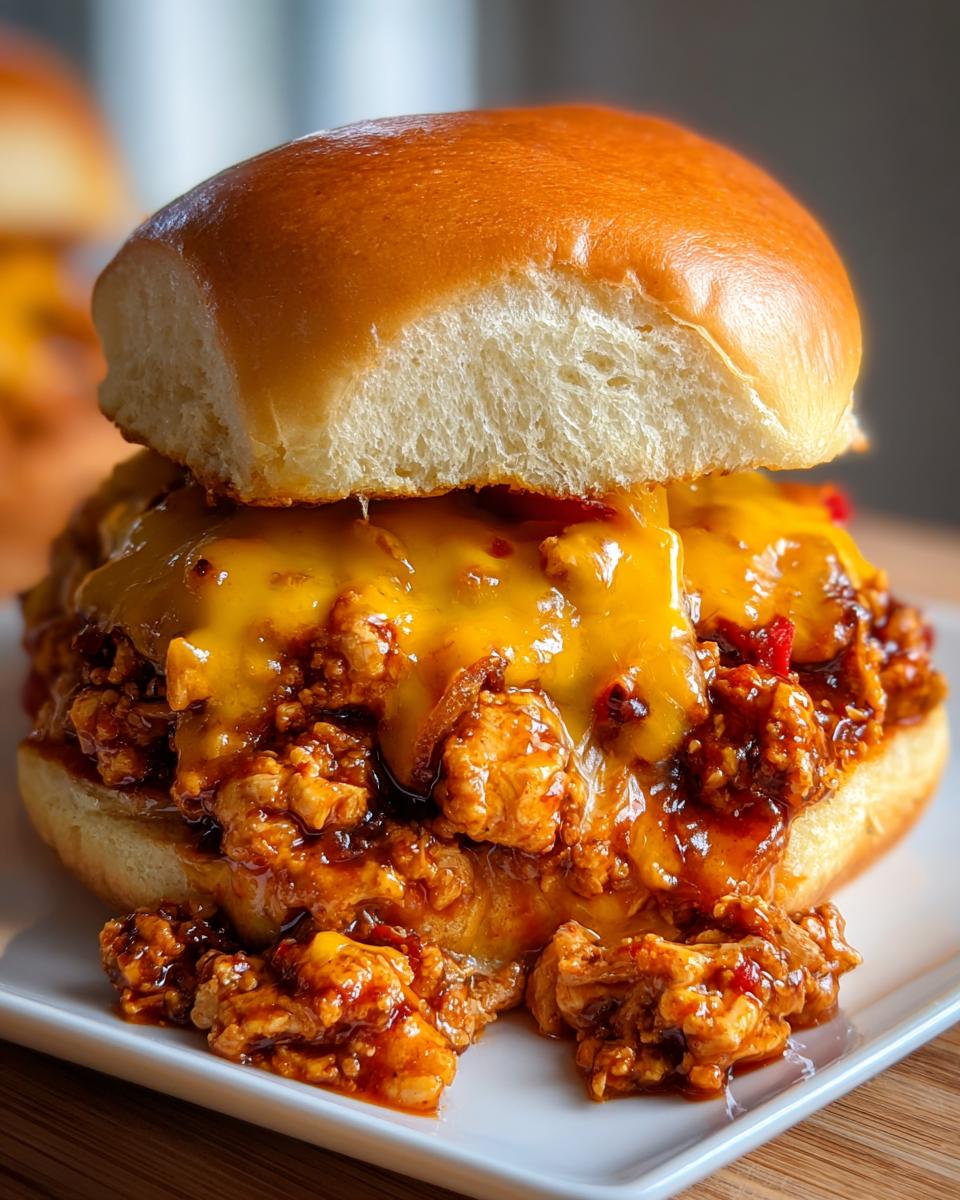 25-Minute Cajun Chicken Sloppy Joes: Spicy, Cheesy Bliss 5 Cajun Chicken Sloppy Joes - detail 1