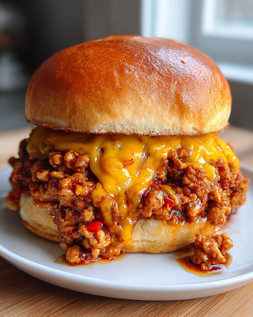 25-Minute Cajun Chicken Sloppy Joes: Spicy, Cheesy Bliss 6 Cajun Chicken Sloppy Joes - detail 2