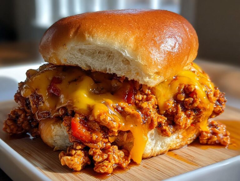 Cajun Chicken Sloppy Joes