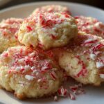Candy Cane Shortbread Cookies