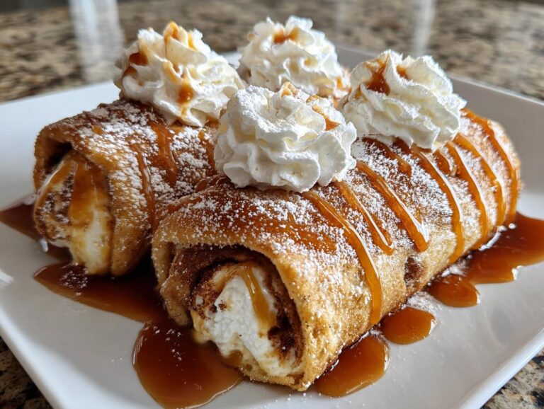 Cheesecake Chimichanga Dessert