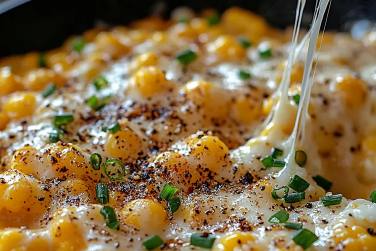 Cheesy Baked Corn Skillet