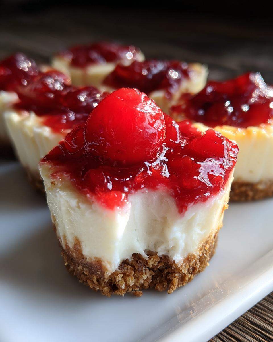 Cherry Cheesecake Bites - detail 2