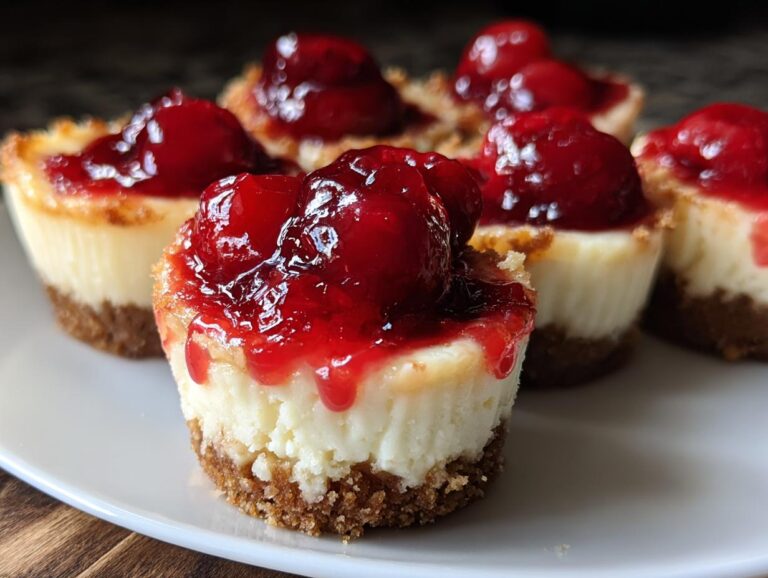 Cherry Cheesecake Bites