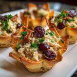 20-Minute Chicken Salad Wonton Cups: Irresistibly Crispy Bites 3 Chicken Salad Wonton Cups