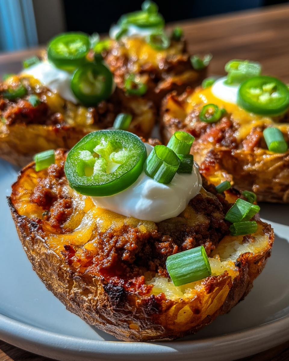 Chili Loaded Potato Skins - detail 1