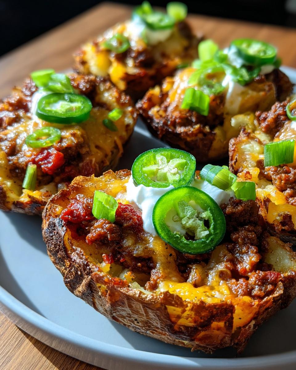 Chili Loaded Potato Skins - detail 2