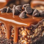 Chocolate Caramel Crunch Brownies