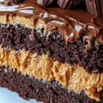 Chocolate Peanut Butter Layer Cake