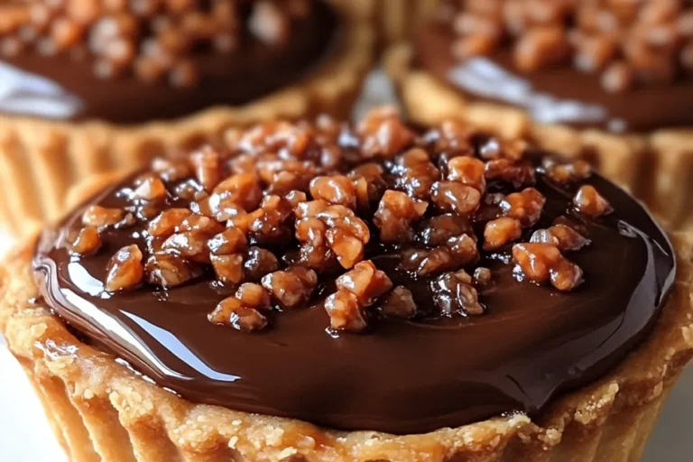 Chocolate Toffee Tartlets