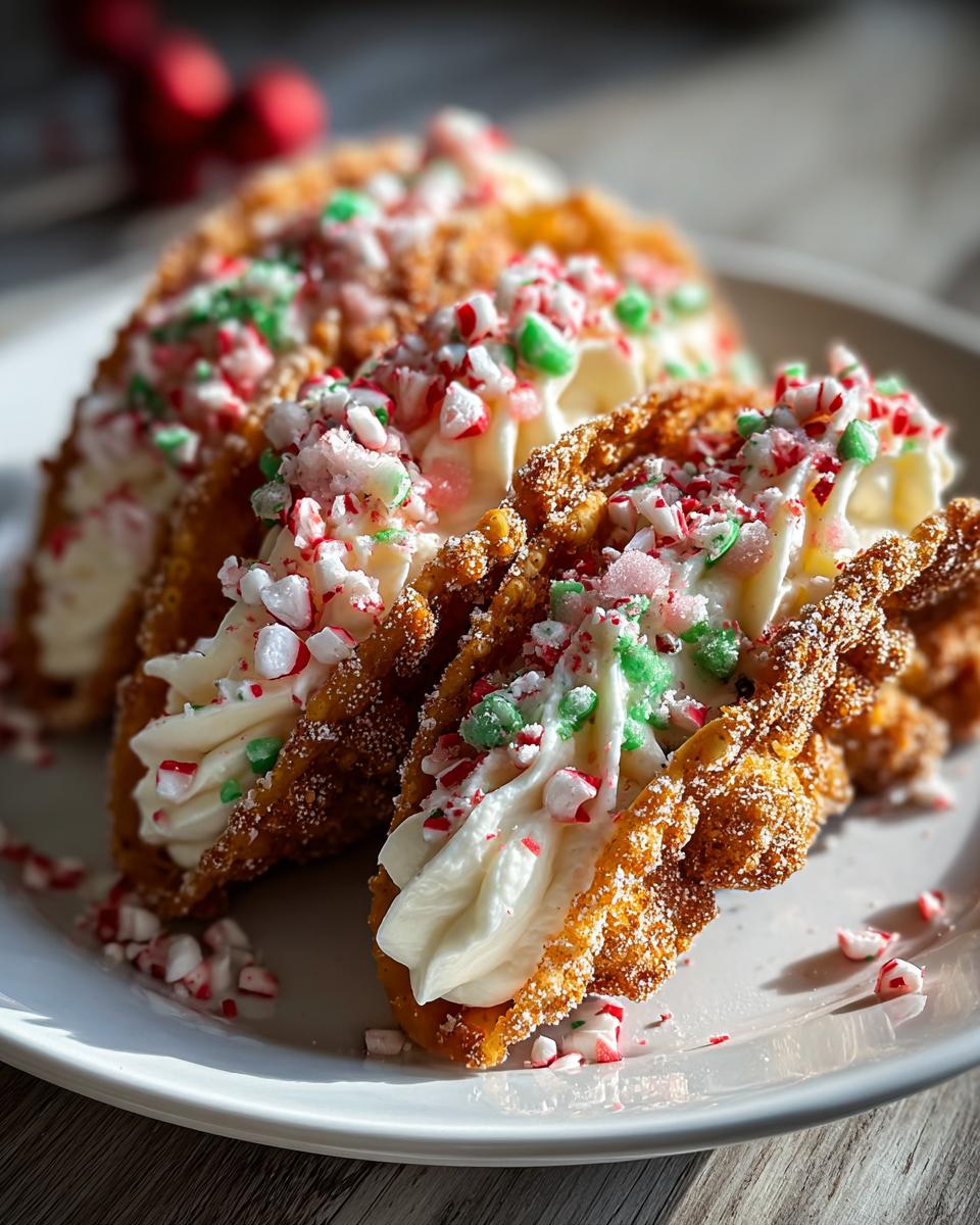 6 Irresistible Christmas Cheesecake Tacos You Must Try 5 Christmas Cheesecake Tacos - detail 1