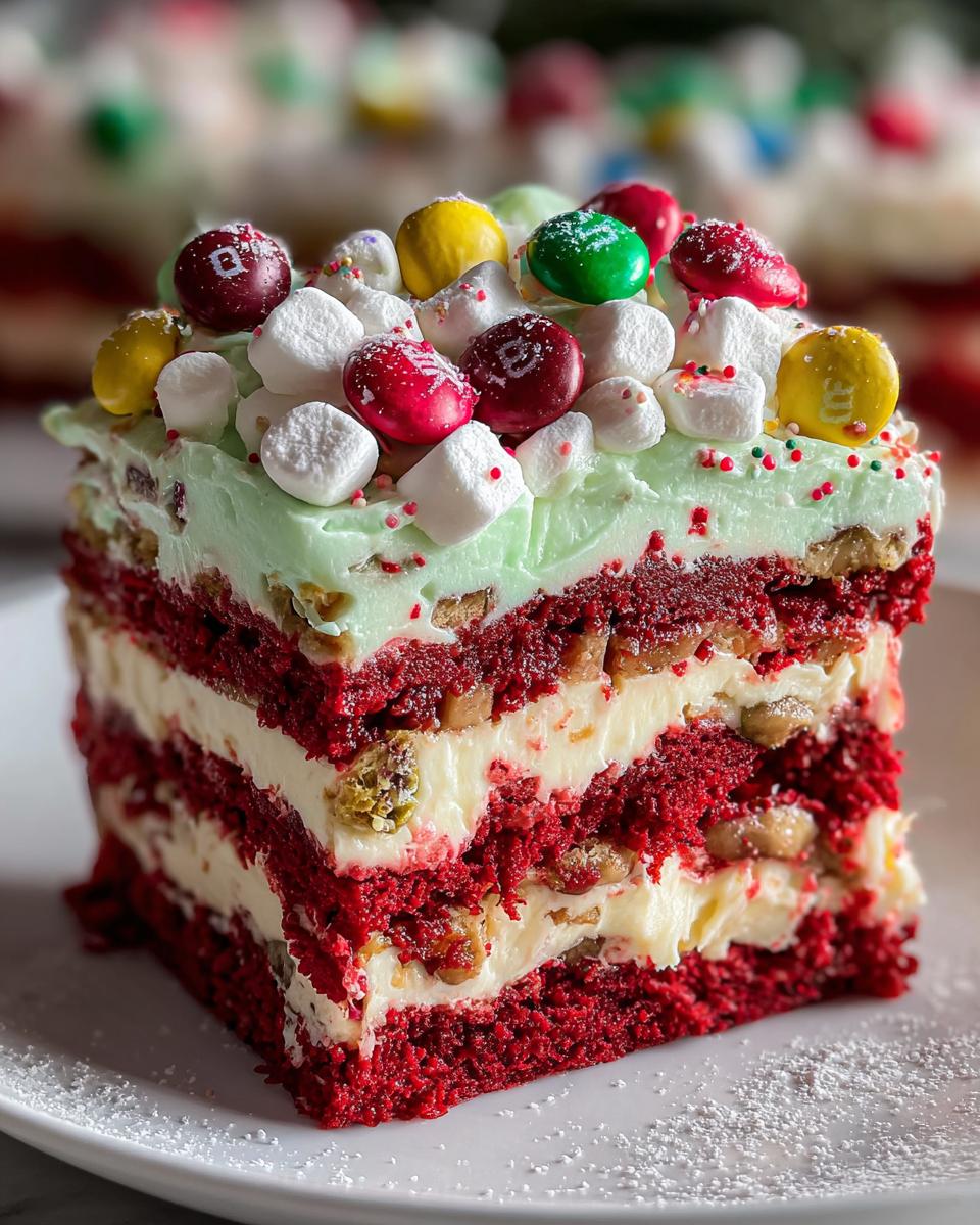 Christmas Dessert Lasagna - detail 1