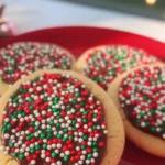 Christmas Sprinkle Sugar Cookies